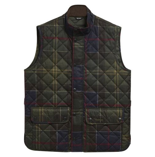 Barbour Men's Icons Tartan Lowerdale Quilted Gilet in Classic Tartan