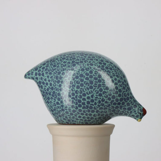 Quail Blue Spotted Turquoise
