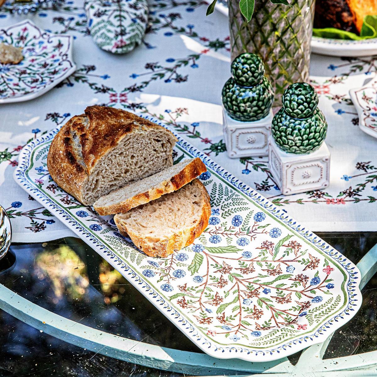 Juliska Villa Seville Chambray 15" Hostess Tray