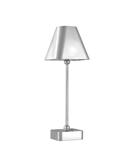 Gadabout Nickel Cordless Table Lamp