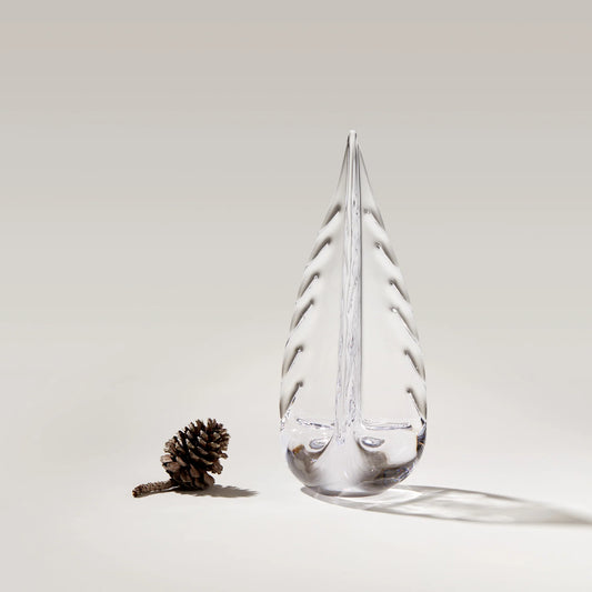 Simon Pearce Ice Laden Evergreen, Gift Boxed