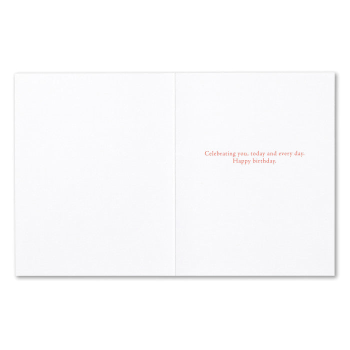 "You were meant to be here" Birthday Card - Positively Green