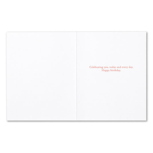 "You were meant to be here" Birthday Card - Positively Green