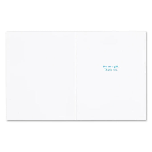"Nobody Comes into Your Life by Mere Coincidence..." Thank You Card