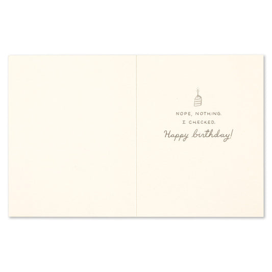 "There's Nothing Better Than Celebrating You" Birthday Card