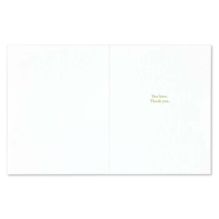 "Make the World a Better Place for Someone..." Thank You Card