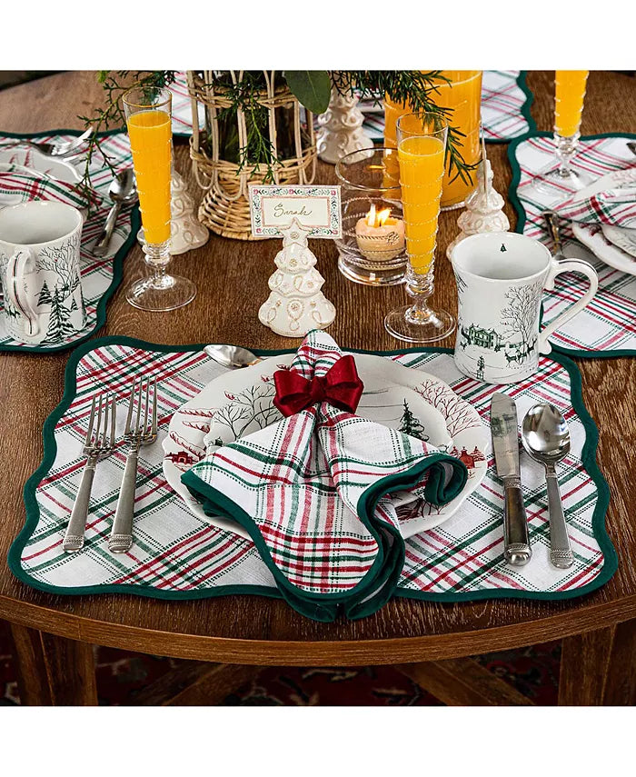 Juliska Merry Tartan Placemats (Set of 4)