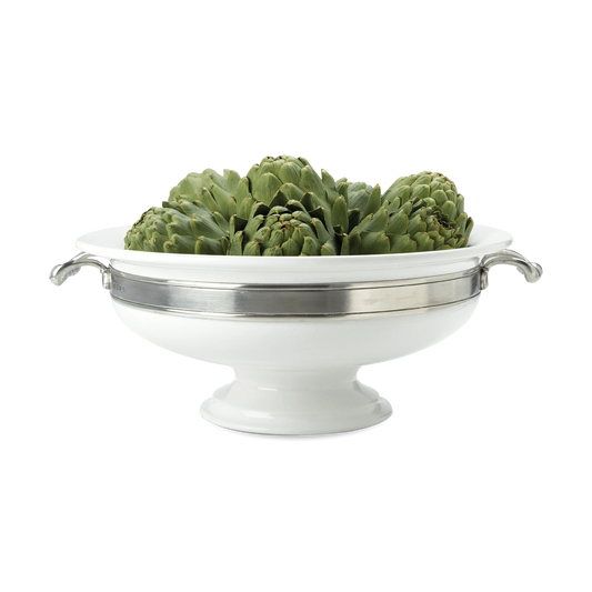 Convivio Centerpiece with Handles | MATCH Pewter