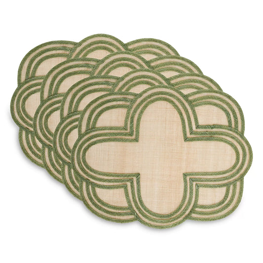 Juliska Scallop Stripe Placemats (Set of 4)