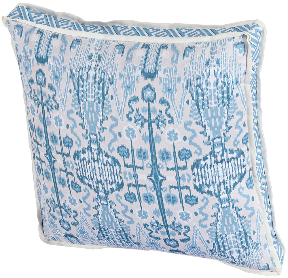 Bombay Blue 22x22 Pillow