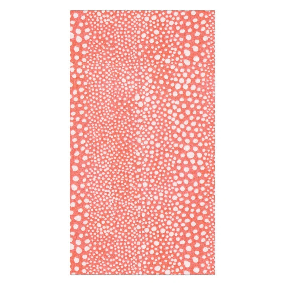 Pebble Coral Guest Towels