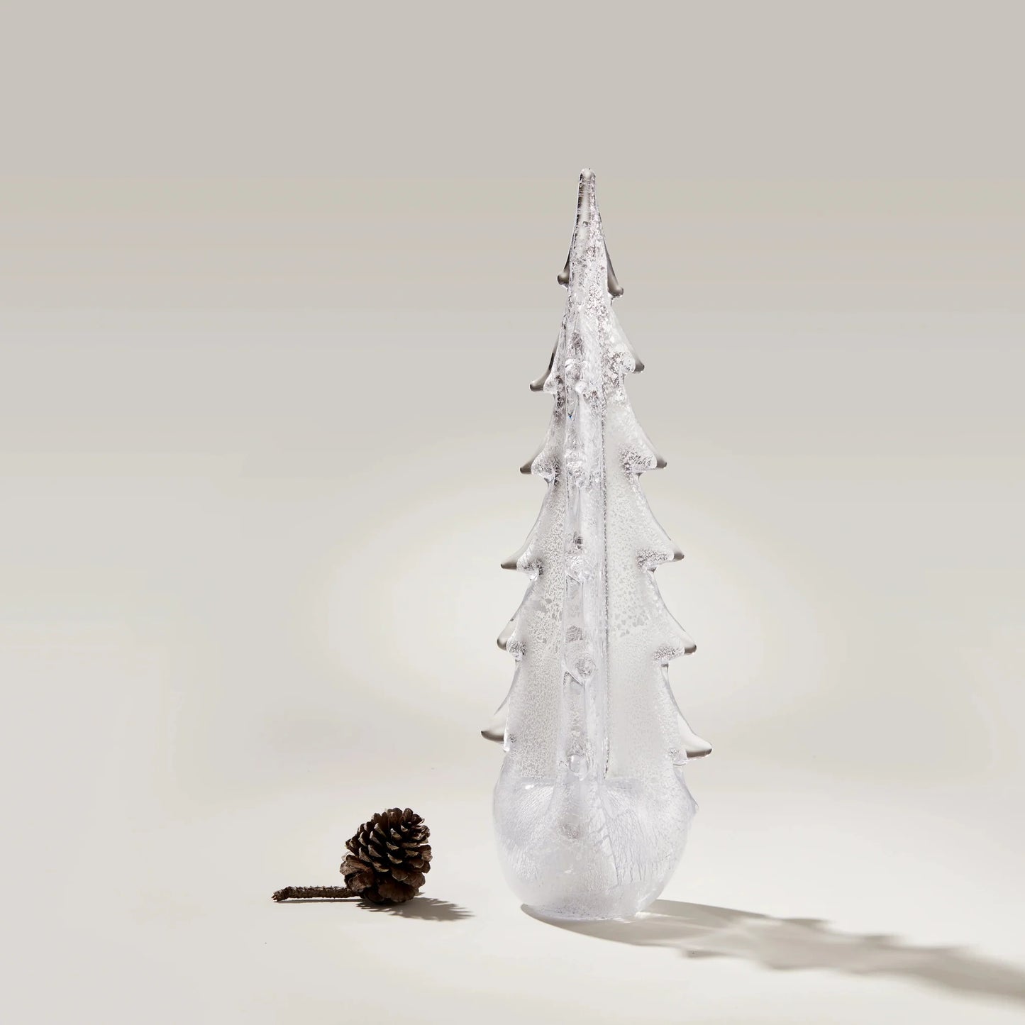 Simon Pearce Silver Leaf Evergreen Tree