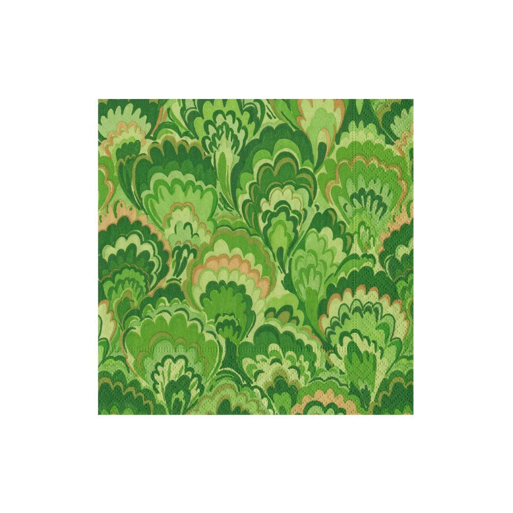 Marbled Ceramica Green Napkins