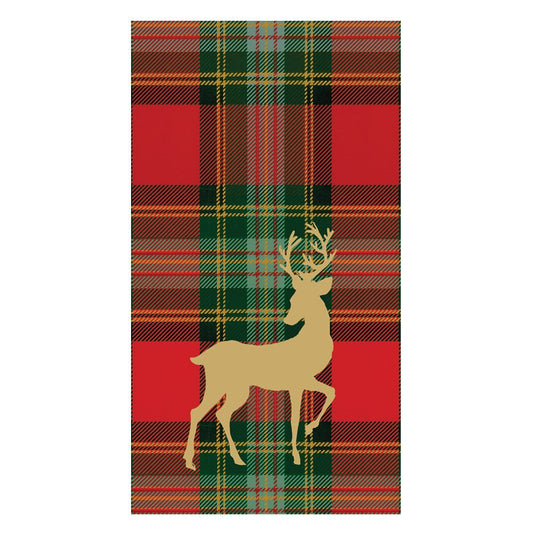 Reindeer Tartan Red Napkins