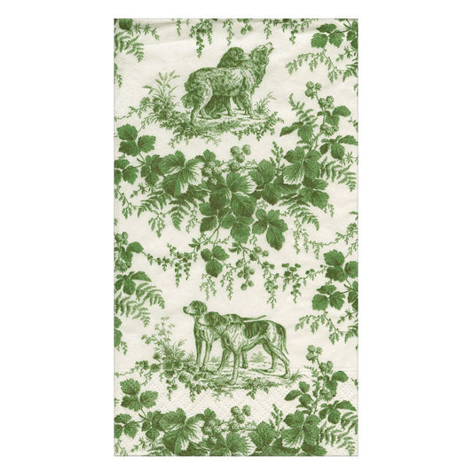 Hunting Toile Evergreen Napkins