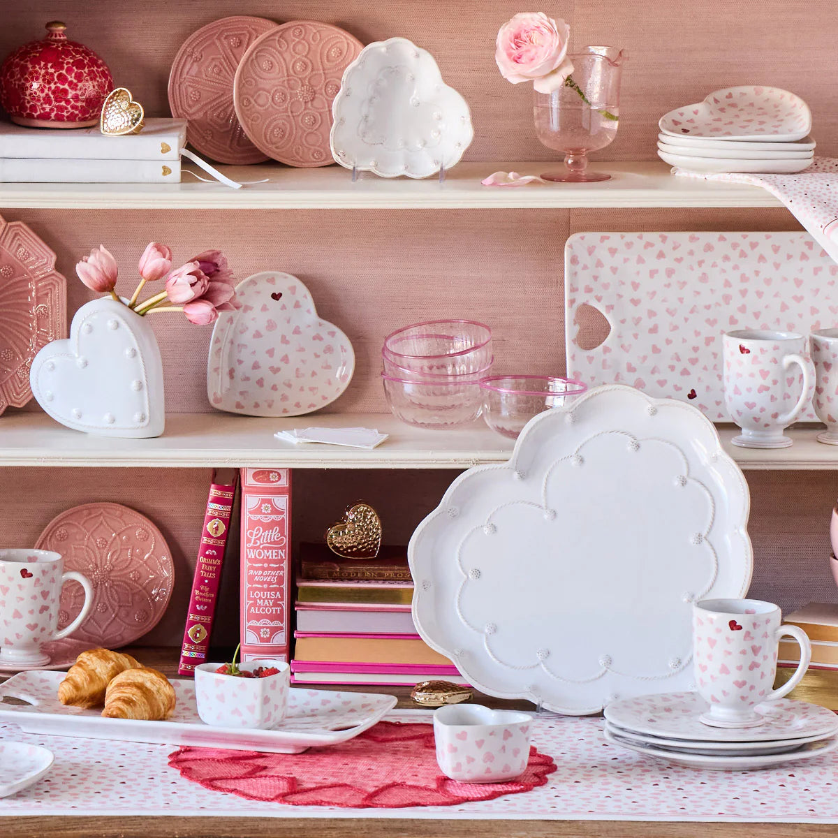 Juliska Love You More Ramekin in Pink