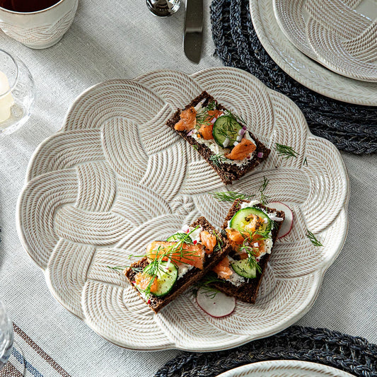 Juliska Le Panier Mystic Knot Charger/Platter in Whitewash