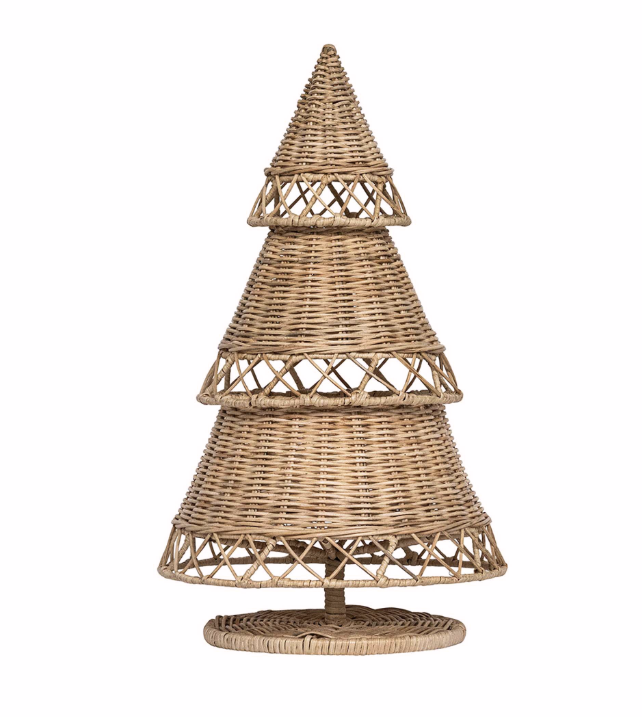 Juliska Provence Rattan Whitewash Tabletop Trees