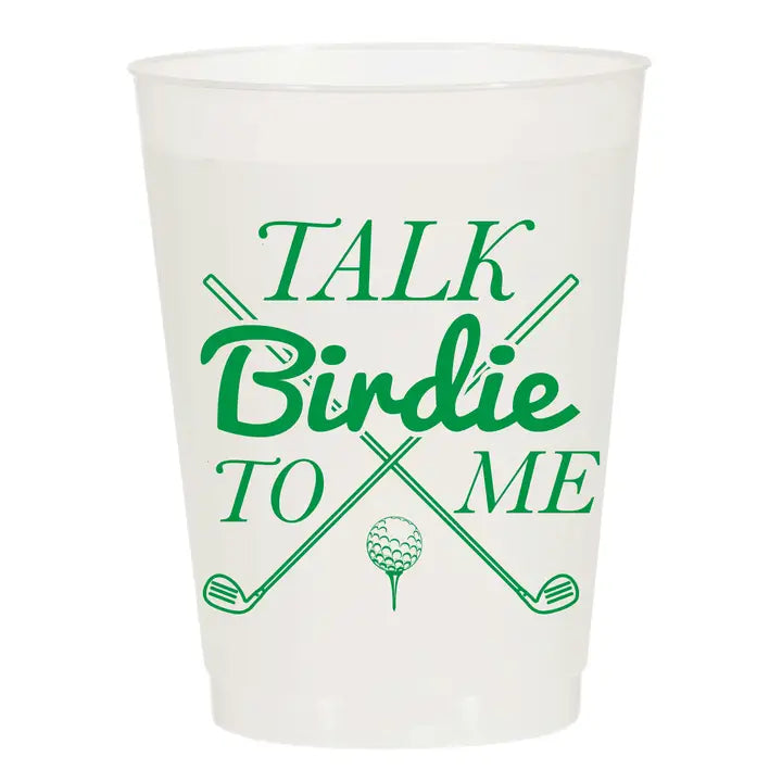 Talk Birdie to Me Frosted Cups (Pack of 6)