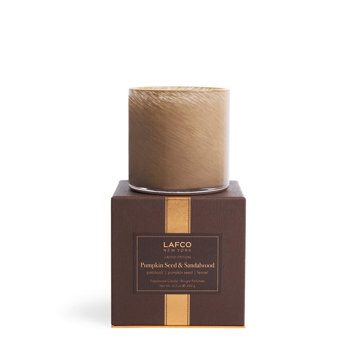 Pumpkin Seed & Sandalwood 15.5 oz. Signature Candle, LAFCO