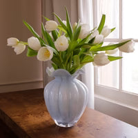 Large Periwinkle Glass Vento Vase
