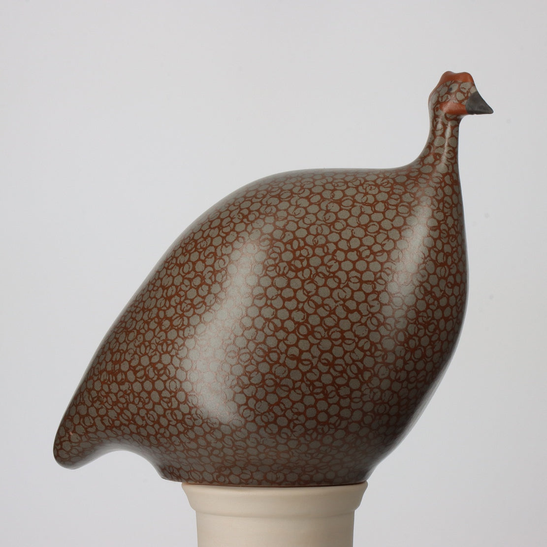 Guinea Fowl Grey Spotted Bordeaux Small