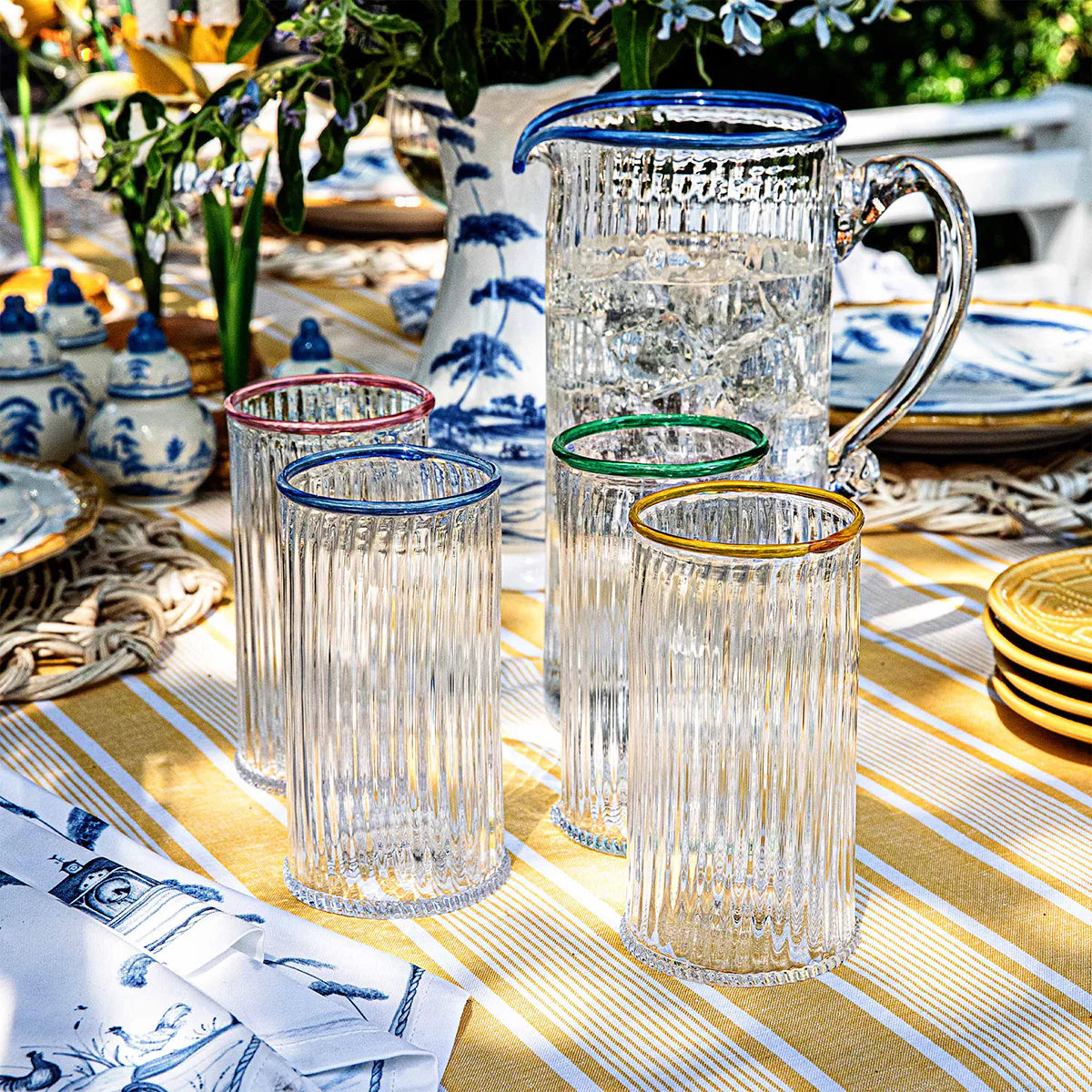 Juliska Nell Glass Highball (Assort. Set of 4)