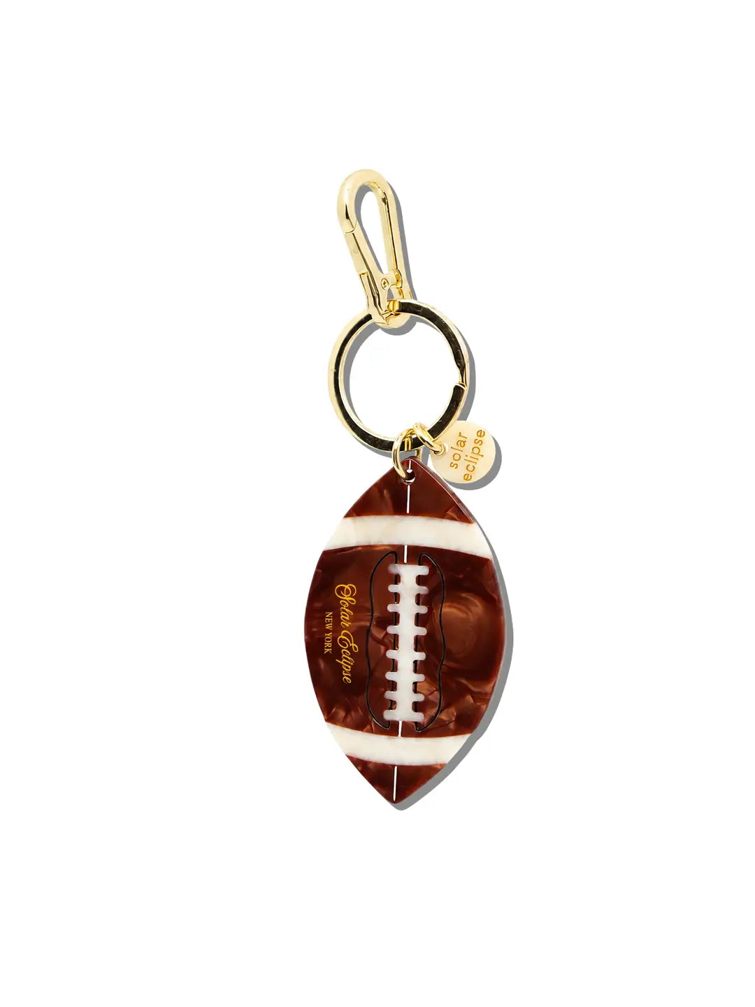 Vintage Football Bag Charm Keychain