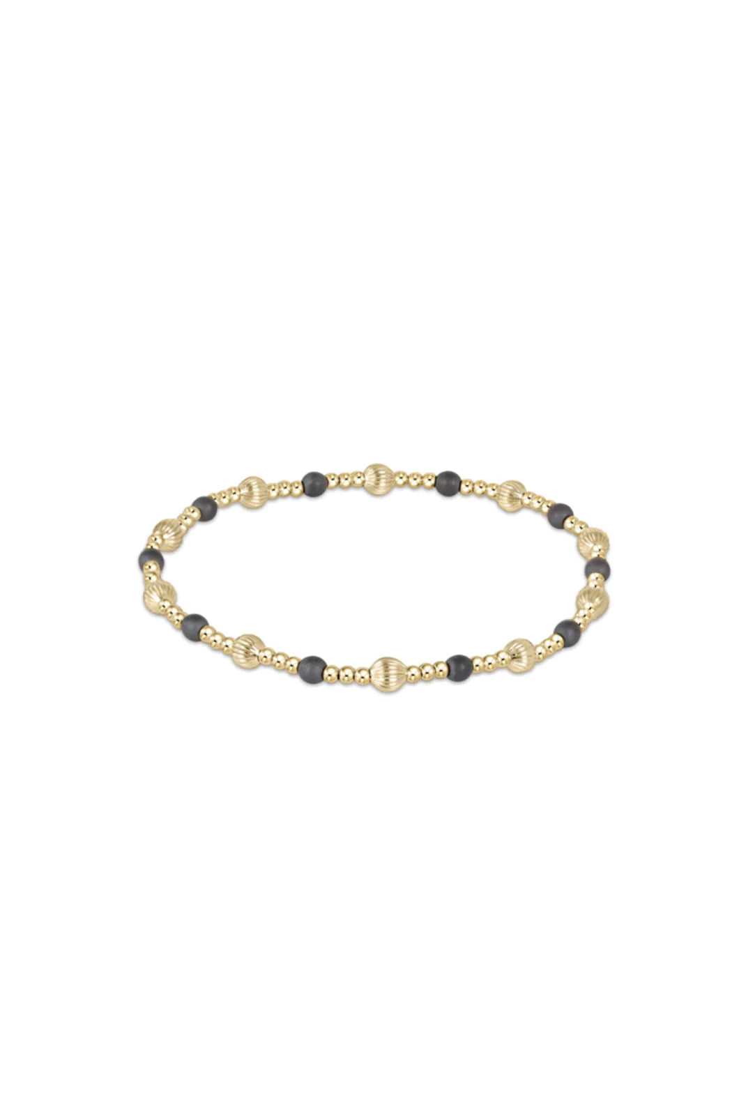enewton Faceted Hematite - Dignity Sincerity 4mm Bead Bracelet