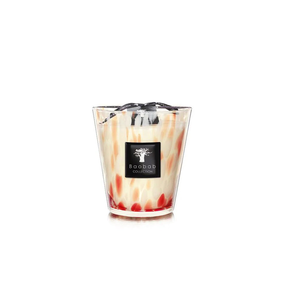 Pearls Coral Scented Candle | Baobab Collection