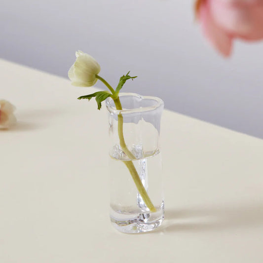 Simon Pearce Highland Heart Bud Vase