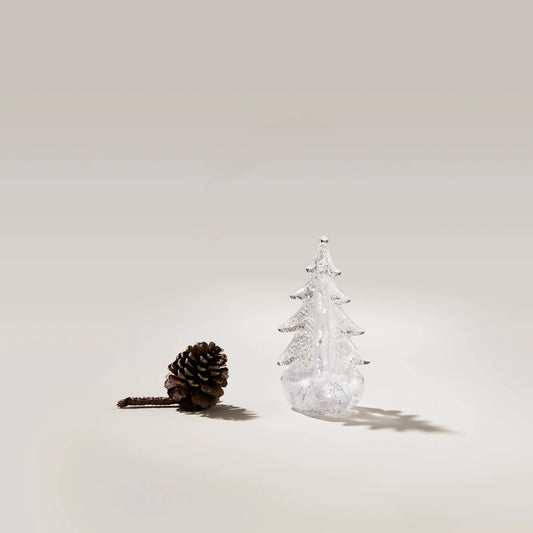 Simon Pearce Silver Leaf Evergreen Tree