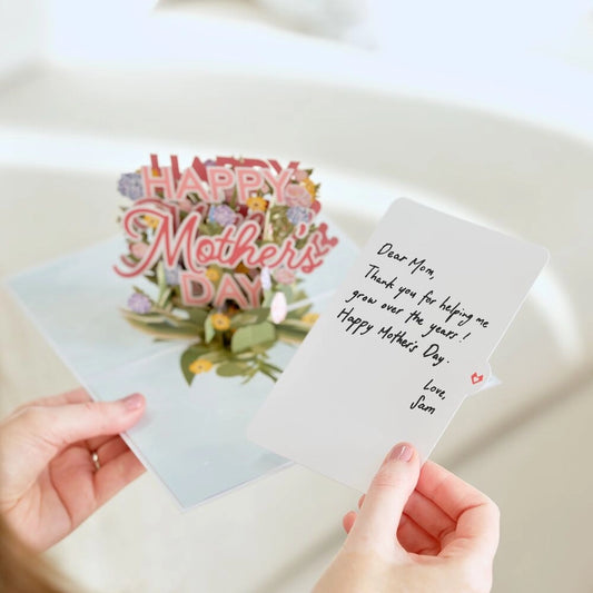 Happy Mother's Day Hydrangeas Card, 5x7" Pop-Up Card