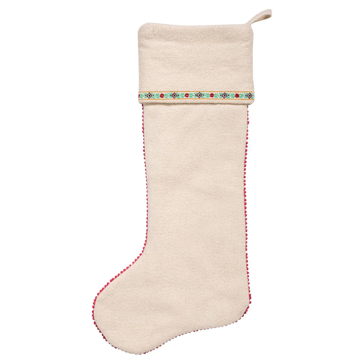 Juliska Heidi Embroidered Stocking