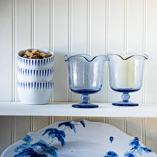 Juliska Sitio Stripe Delft Blue Ramekin