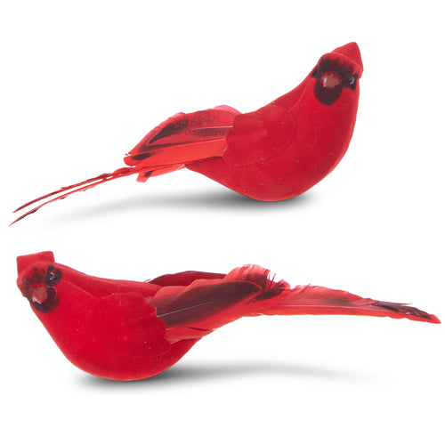 Cardinal Clip On Ornaments, Raz Imports