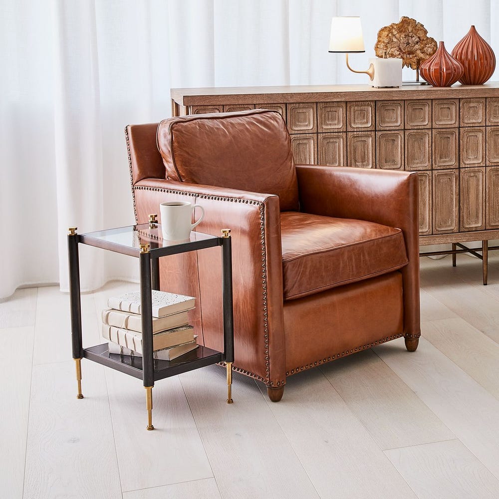 Roosevelt Club Chair, Cognac