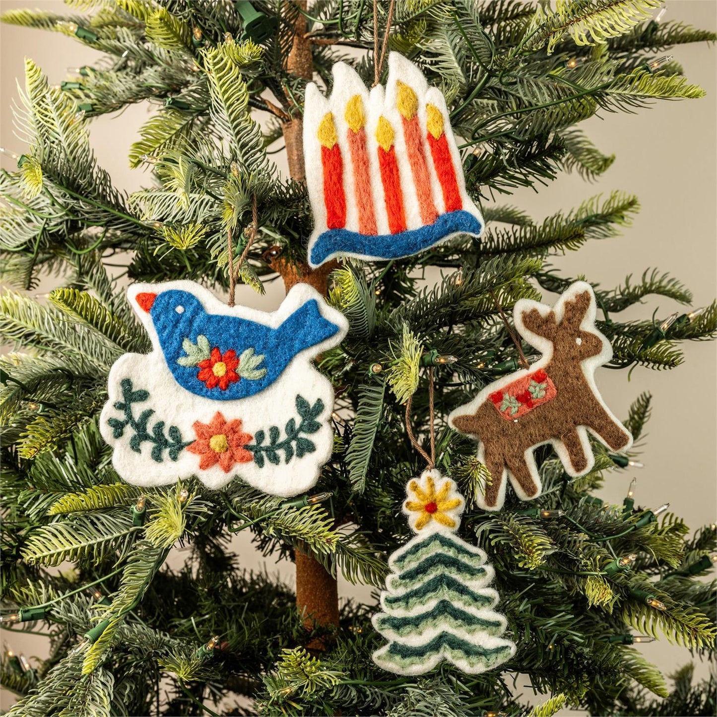 Audrey's Ornament - Woolen Folk Art Cutouts (4 Styles)