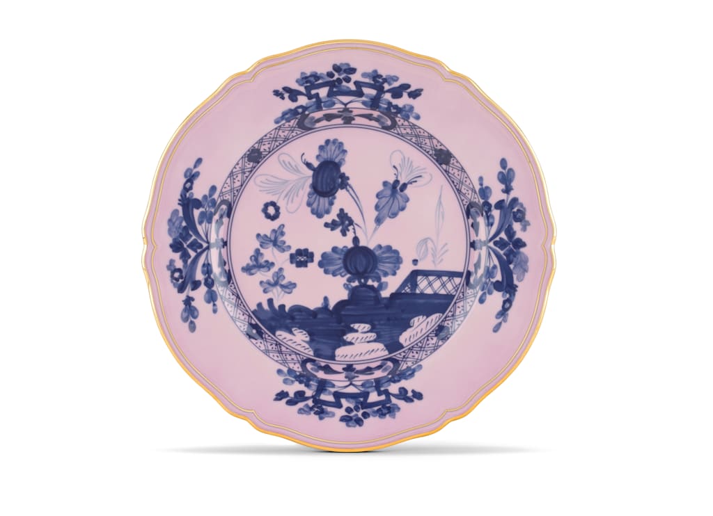 Oriente Italiano Azalea Charger Plate | Ginori 1735