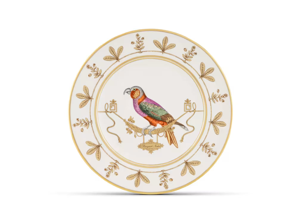 Voliere Perroquet Nestor Charger Plate | Ginori 1735