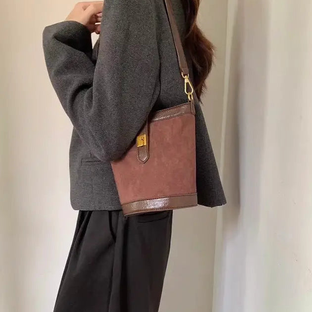 Suede Crossbody