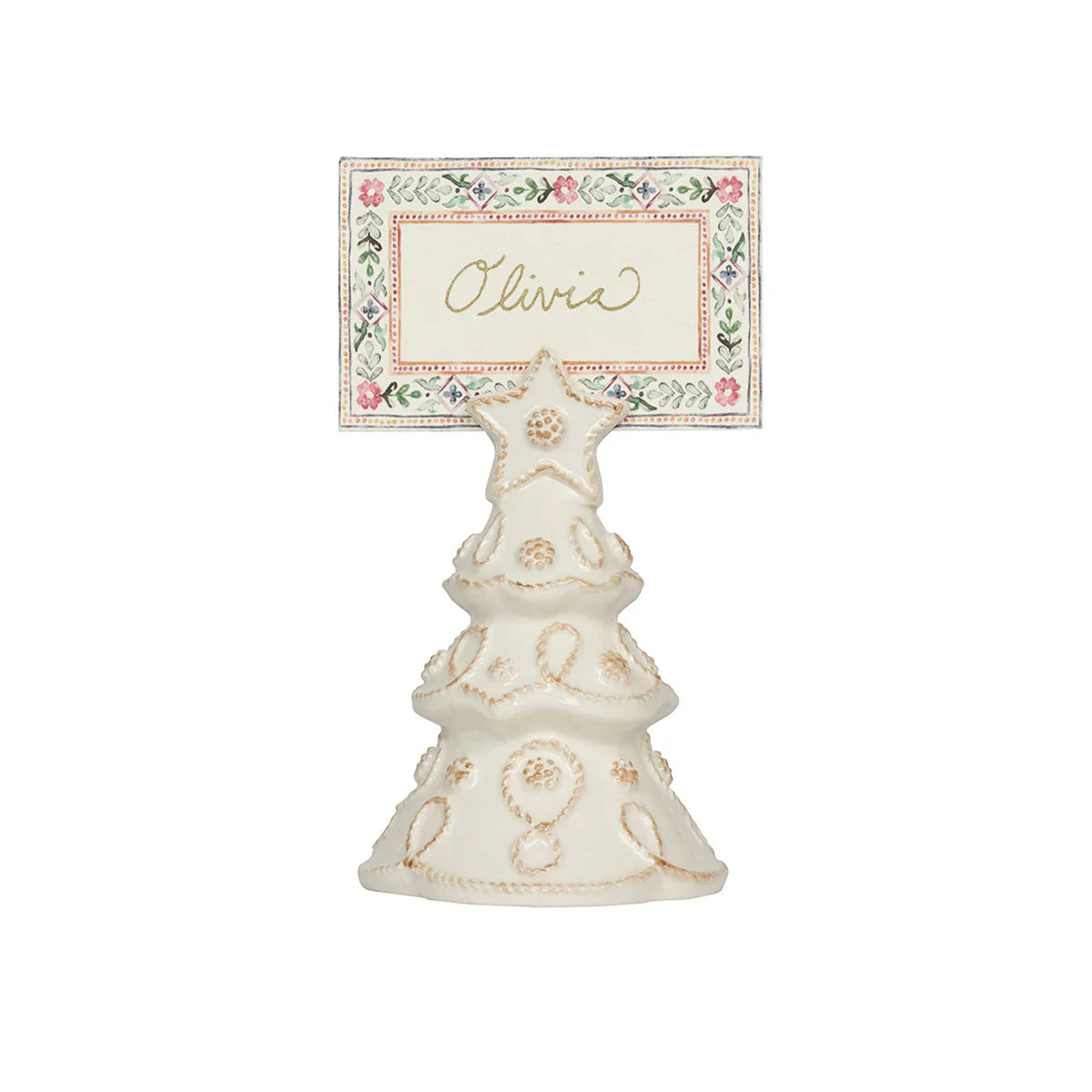 Juliska Berry & Thread Whitewash Tree Place Card Holders (Set of 4)