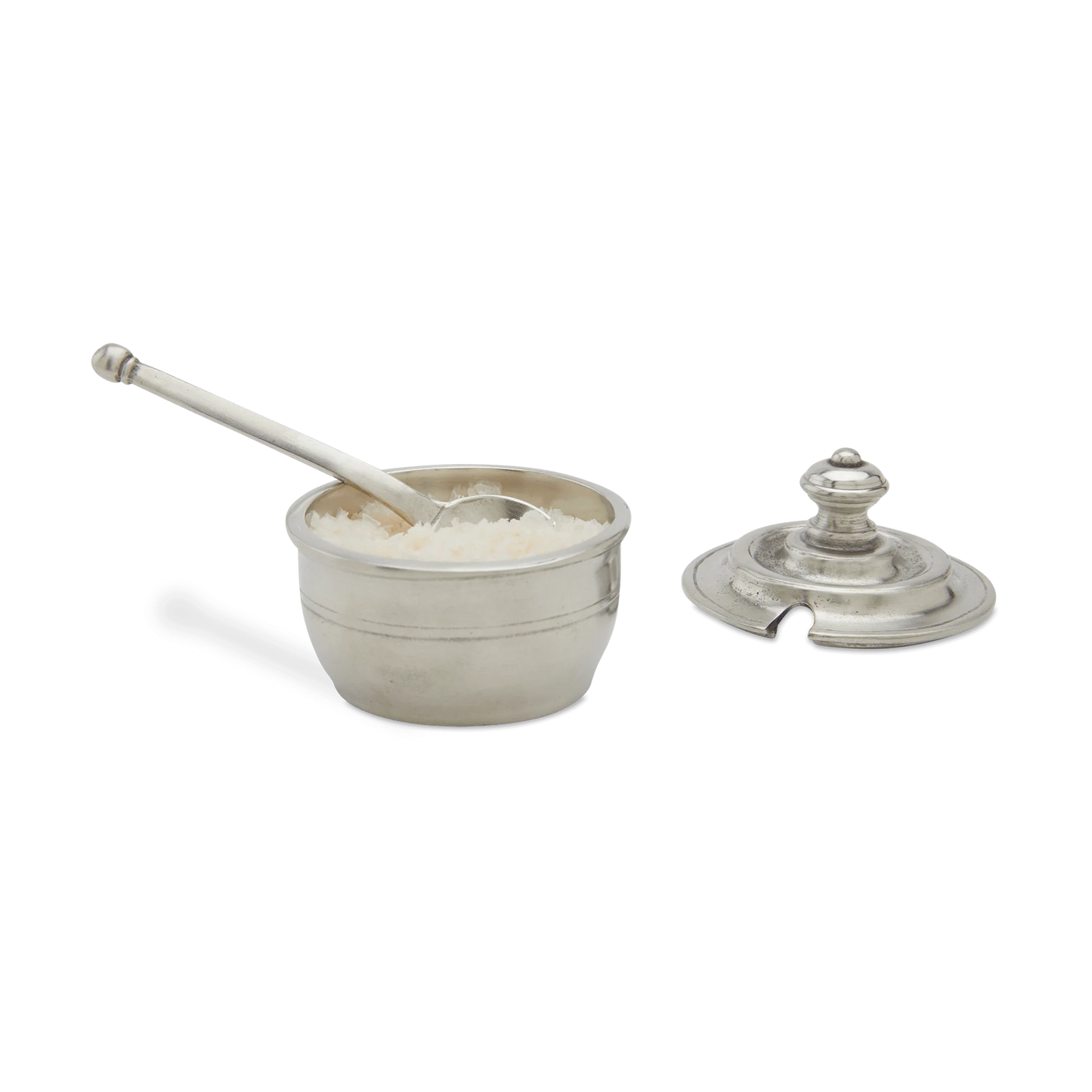 Piccolo Salt Cellar with Lid & Spoon | MATCH Pewter