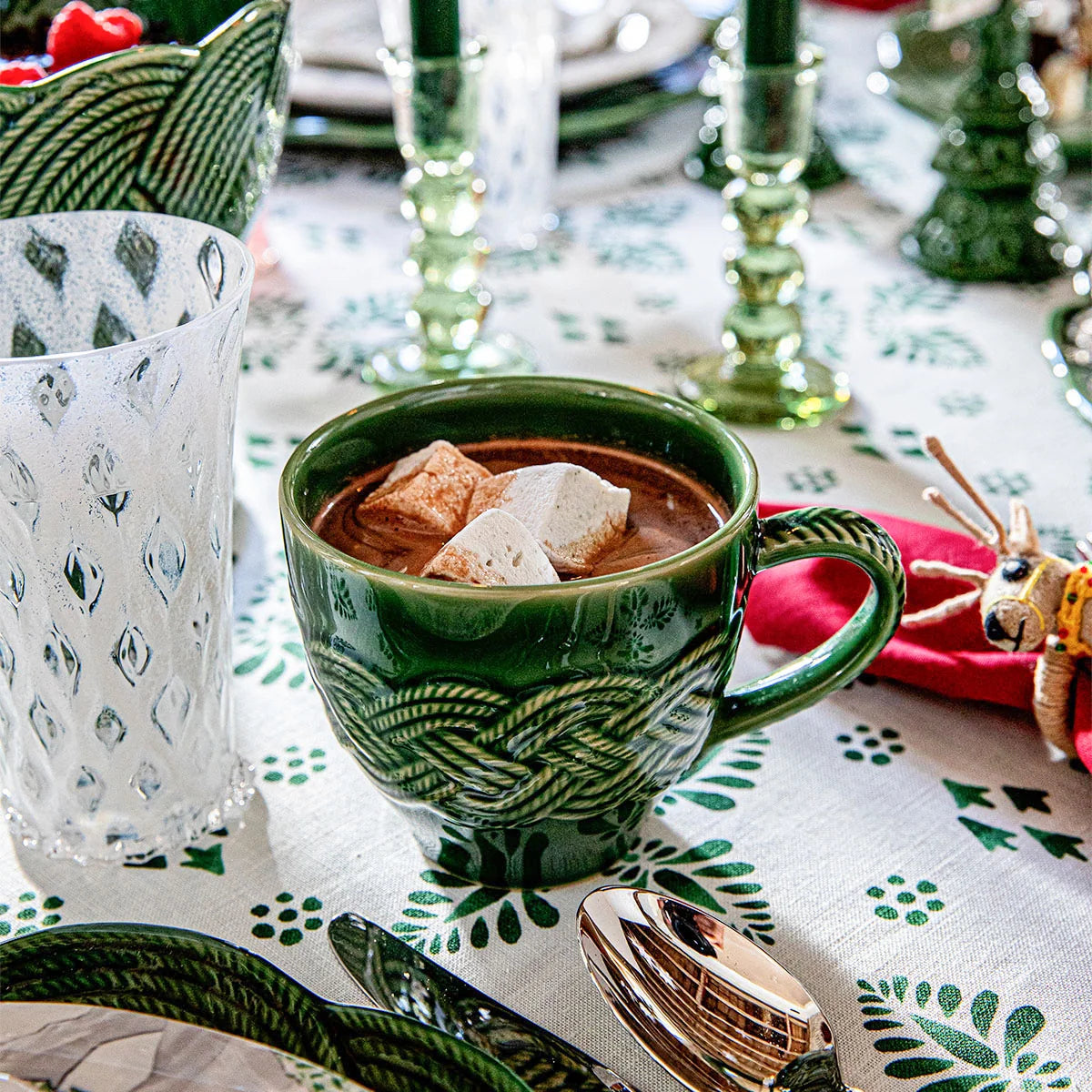 Juliska Le Panier Mystic Knot Mug in Basil