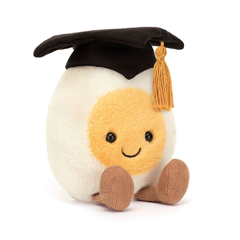 Amuseable Boiled Egg Graduation, Jellycat