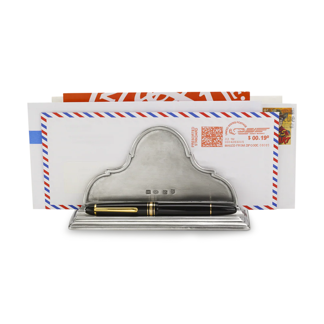 Letter Stand with Pen Rest | MATCH Pewter