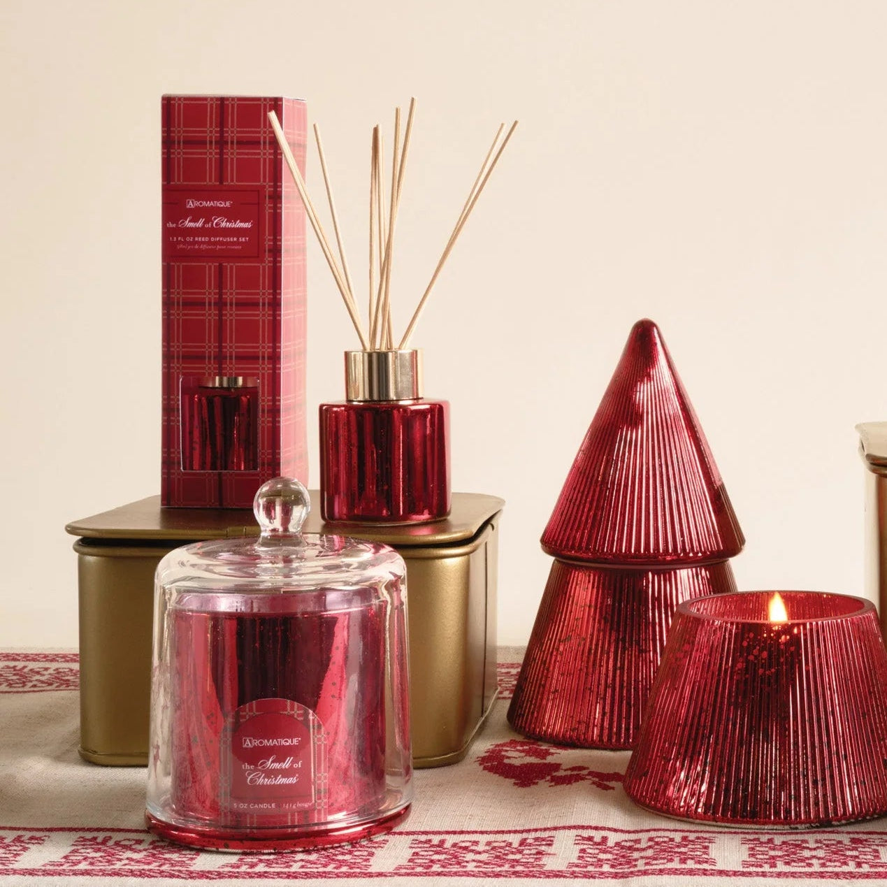 The Smell of Christmas Mini Reed Diffuser Set, 1.3 oz.
