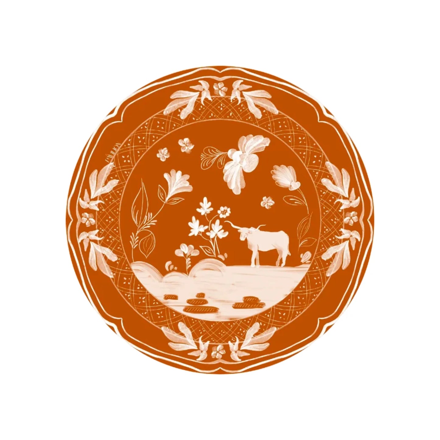 Orange Cow Dinner Pavilion Paper