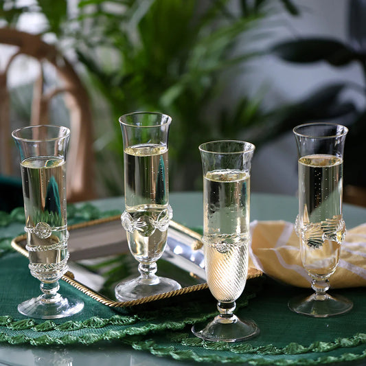 Juliska Heritage Flutes, Set of 4