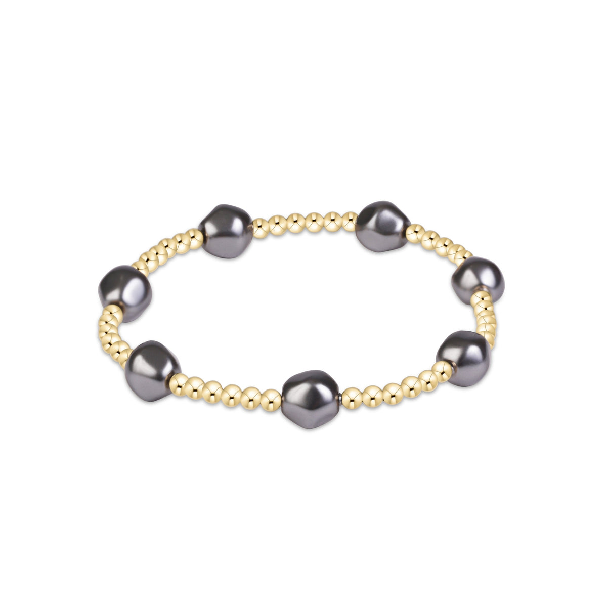 enewton Admire Pearl Dark Grey Bracelet
